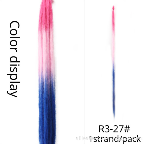 20Inch Fake Dread Extensions Synthetic Soft Faux Locs